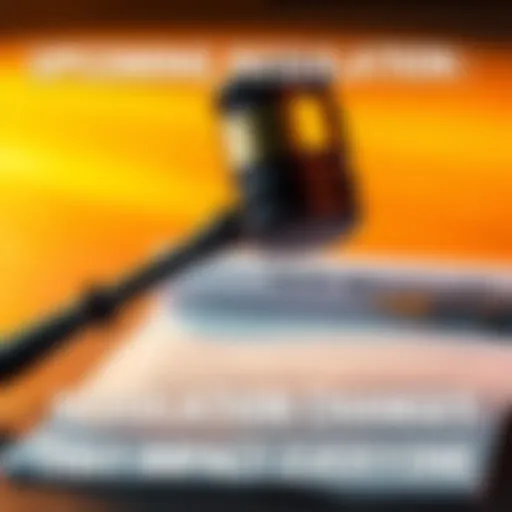 A gavel and document symbolizing new regulations affecting various sectors.