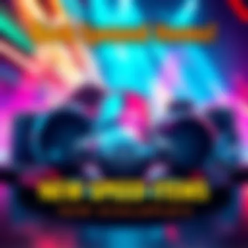 A variety of new Speed items showcased on a vibrant background, highlighting their features and enhancements.