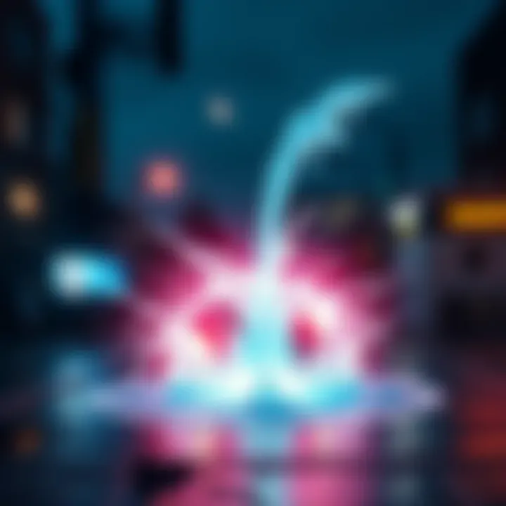 In-game scene showing a vibrant whirlpool feature enhancing gameplay experience