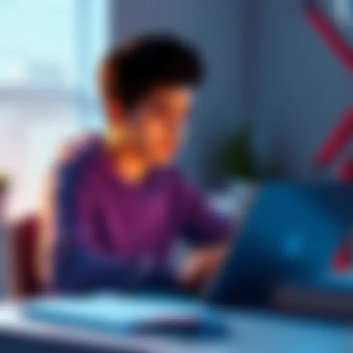 A beginner sits at a desk looking puzzled while trying to set up ComfyUI on their laptop, with error messages visible on the screen.