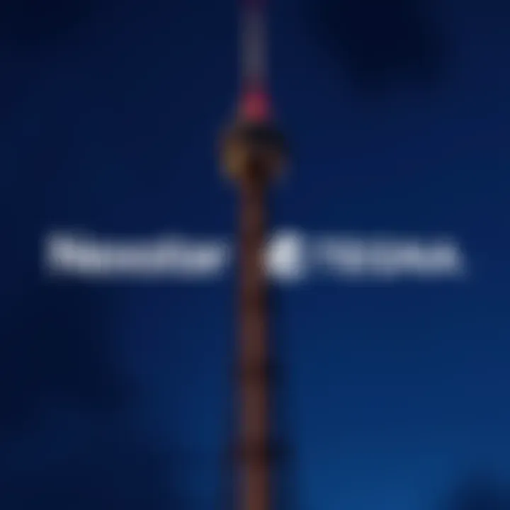 A graphic showing Nexstar and Tegna logos with a TV broadcast tower in the background, symbolizing media ownership and consolidation.