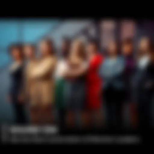 A diverse group of women standing confidently, representing various industries and roles, showcasing empowerment and leadership.