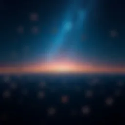 A view of the night sky cluttered with numerous SpaceX satellites, overshadowing traditional stars and constellations.