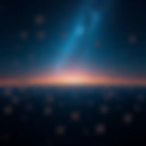 A view of the night sky cluttered with numerous SpaceX satellites, overshadowing traditional stars and constellations.