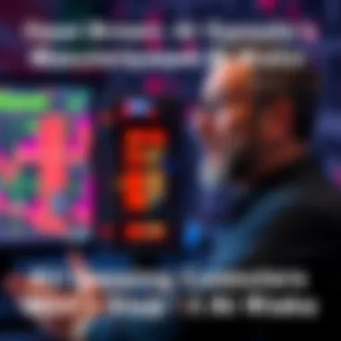 Noam Brown speaking about AI risks with a computer in the background