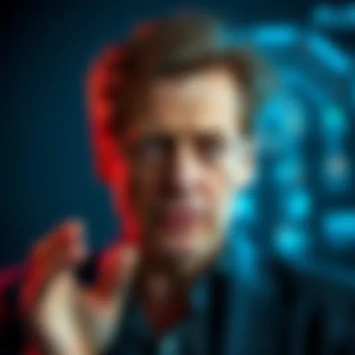 Filmmaker Christopher Nolan discussing the effects of generative AI on creativity with a concerned expression.