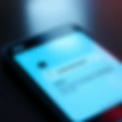 A close-up of a smartphone screen showing a notification from Character AI after a month without use.