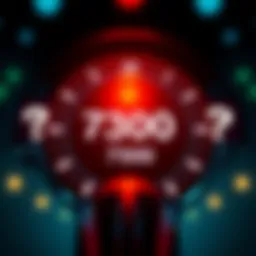 A graphic showing a number selector pointing between 7300 and 7500, with question marks around it to indicate curiosity.