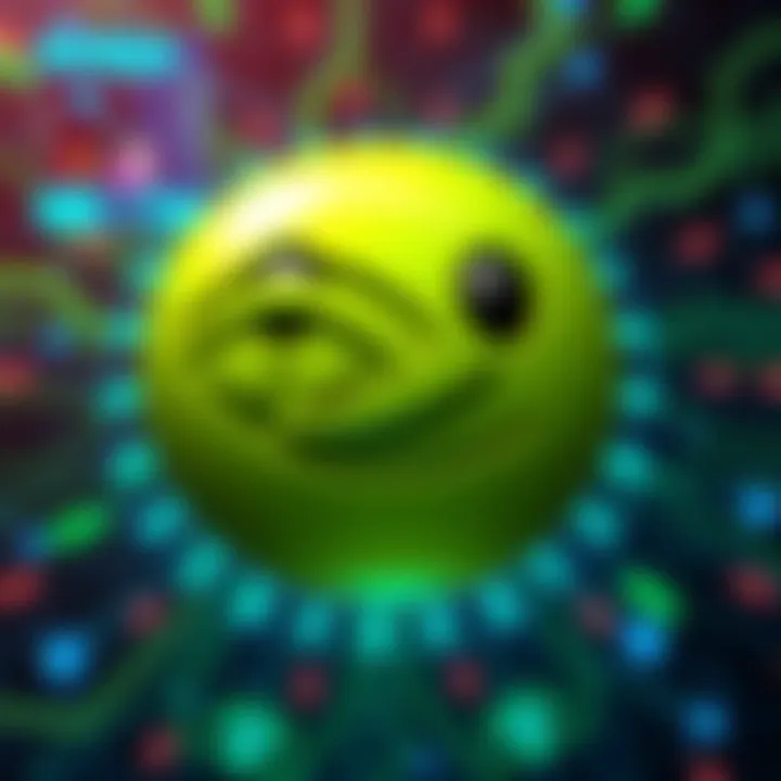 Nvidia logo over a background representing AI technology, symbolizing the acquisition of Hugging Face