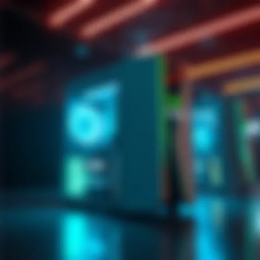A sleek desktop computer with modern design showcasing NVIDIA branding, designed for high-performance AI tasks.