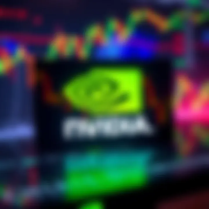Nvidia logo with a backdrop of financial charts and OpenAI logo, indicating investment discussions