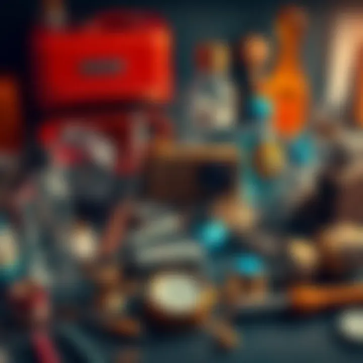 Various objects representing their significance in society, including sentimental items and cultural artifacts.