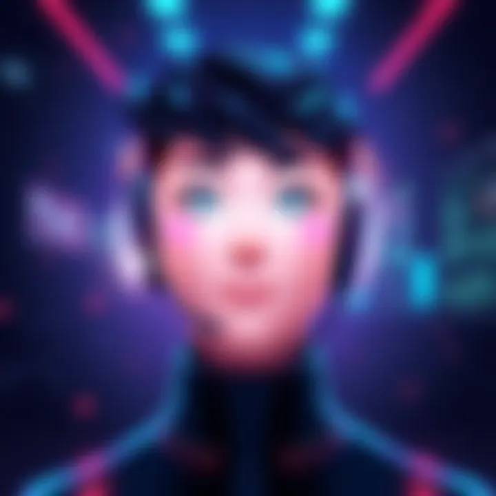 An illustration of a digital avatar representing OmniAvatar's Wan 1.3B model, showcasing it as accessible for users with consumer-grade hardware. The avatar appears vibrant and engaging, symbolizing advanced technology in talking avatars.
