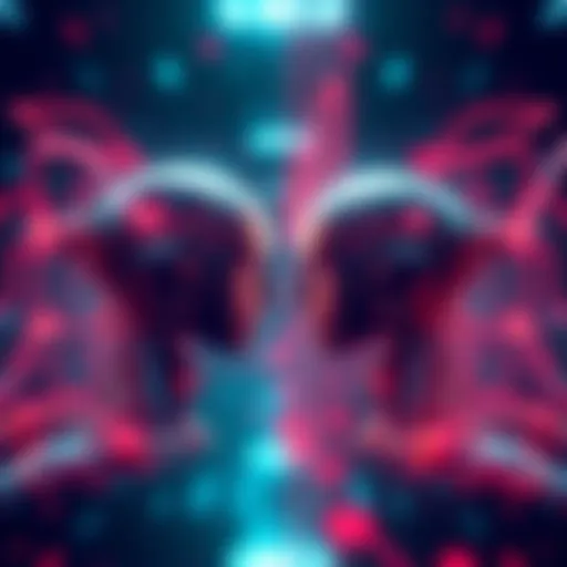 A visual representation showing open-source AI tools on one side and closed-source AI models on the other, illustrating the debate on their effectiveness in content creation.