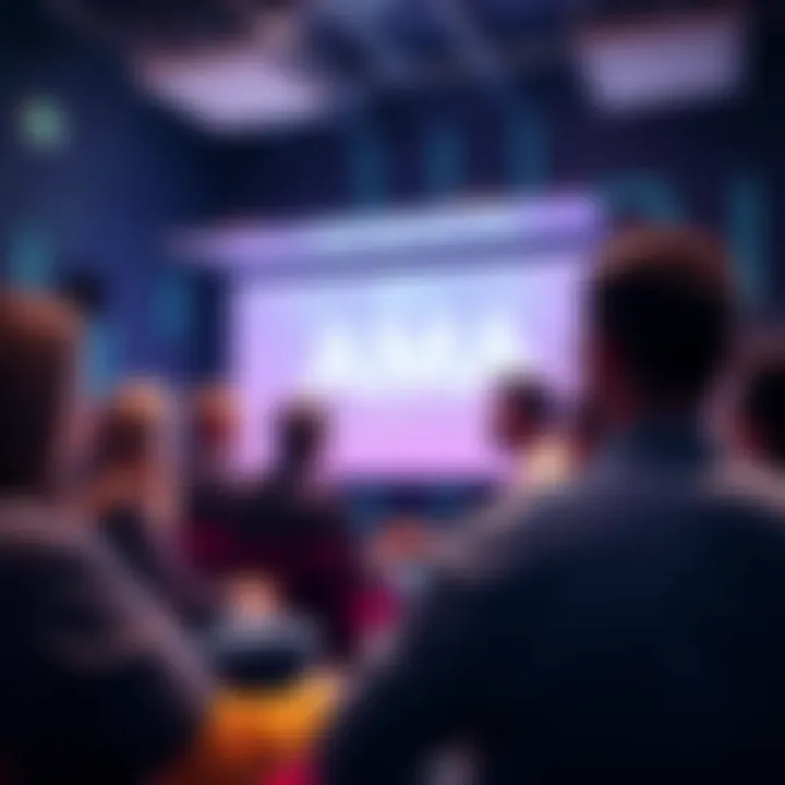 A group of people engaging in a discussion at the Open AI AMA about routing issues in models
