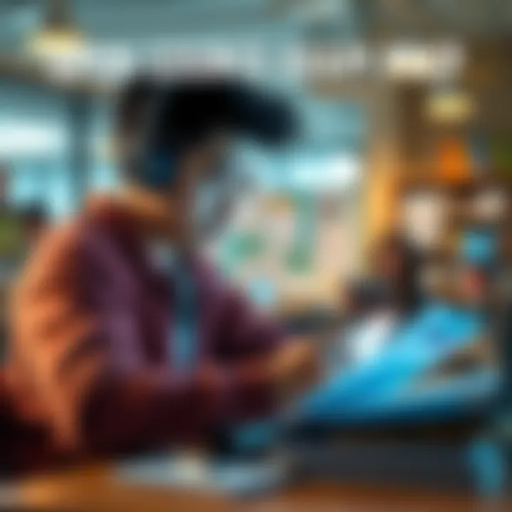 A student studying with open-source resources for AIME 2025 exam, highlighting study materials and technology