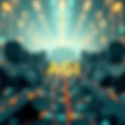 A visual representation of artificial intelligence making significant advancements, with futuristic graphics symbolizing growth and technology.