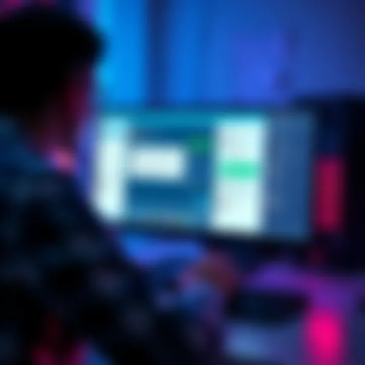 A user working on a computer screen with OpenAI’s AgentKit interface, showing design and chat features.
