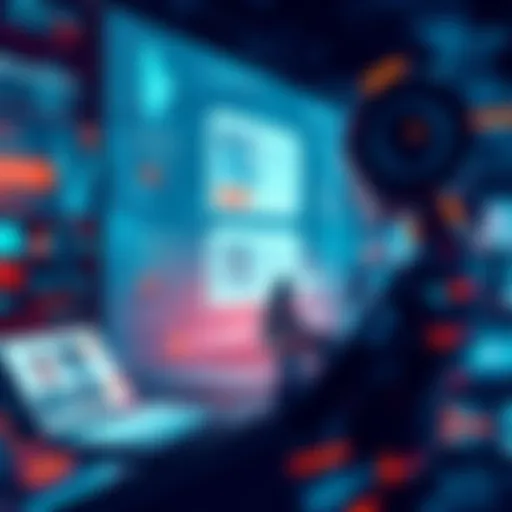 A visual representation of ChatGPT displaying advertisements, illustrating how ads could change user interaction with the AI.