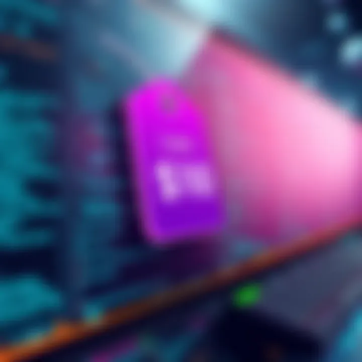 Illustration showing a digital screen with coding symbols and a price tag indicating potential price increase for the Codex tool