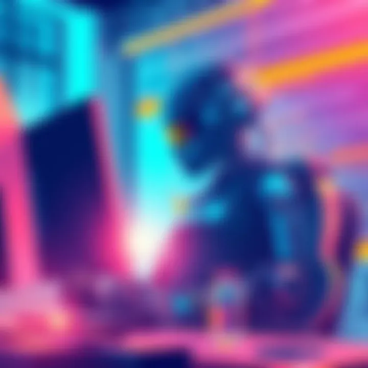 Illustration showing a developer analyzing the OpenAI GPT-5 model, highlighting limitations and performance issues due to funding pressures.