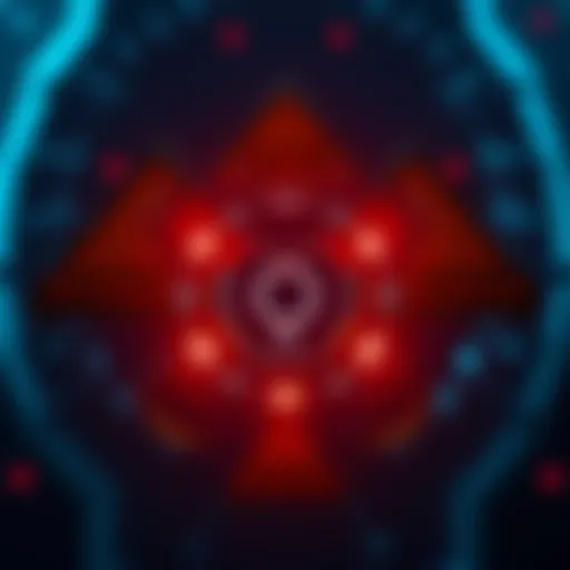 OpenAI logo with caution signs OpenAI logo surrounded by caution signs indicating the halt of adult mode in ChatGPT