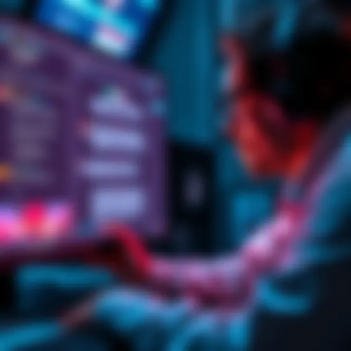 A concerned person looking at a computer screen displaying chat messages, representing privacy issues with OpenAI.