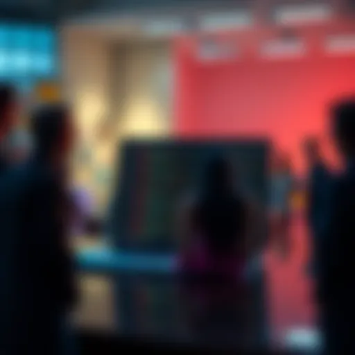 A laptop displaying the Ideogram 4 interface with code on the screen and people discussing around it.