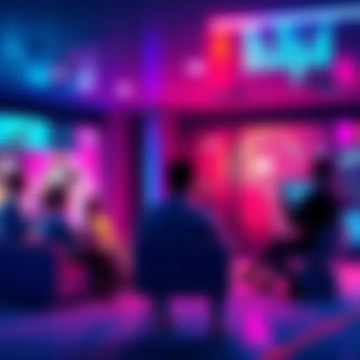 People discussing the impact of AI on jobs and the future in a modern setting