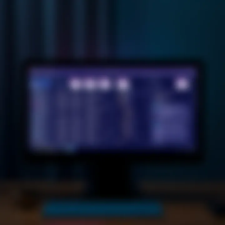 Organized SQL Queries A computer screen displaying neatly organized SQL queries in folders and files, showcasing different methods of storage.