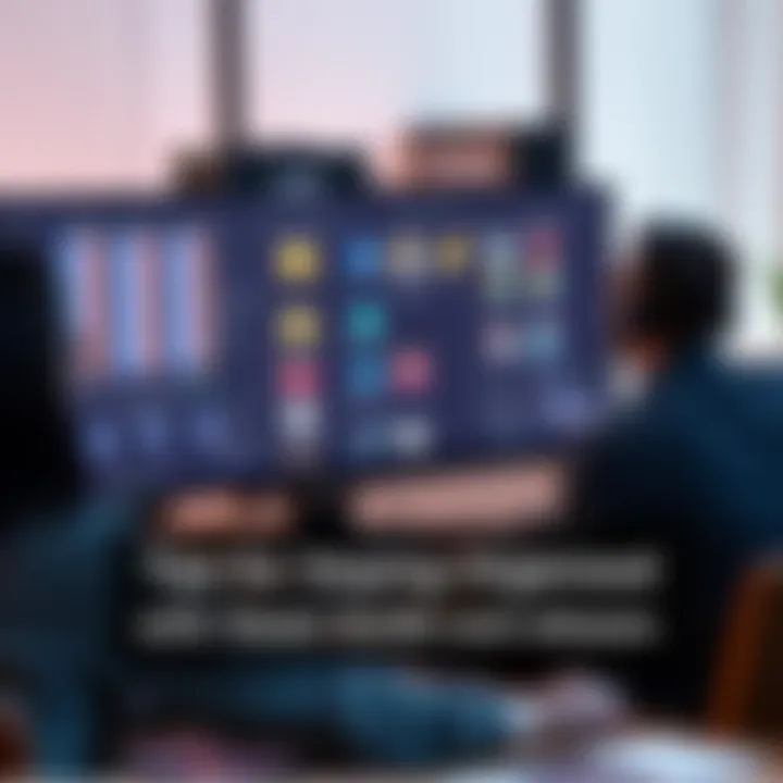 Developers reviewing game builds on a computer screen with multiple files and folders visible, showing organization methods.