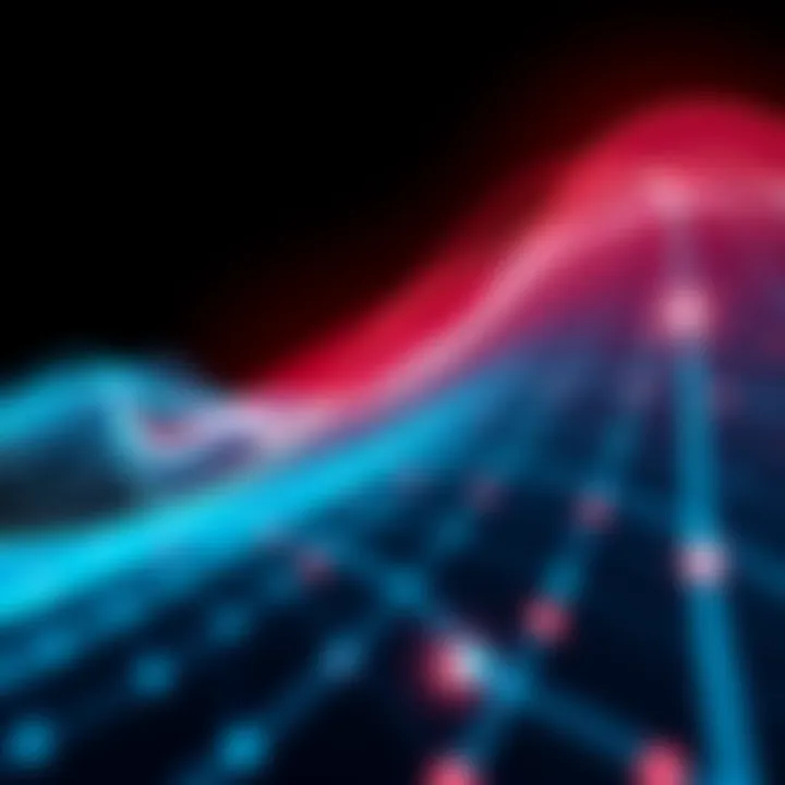 Visual representation of overlapping lines on a polyline, showing points stacked on top of each other.