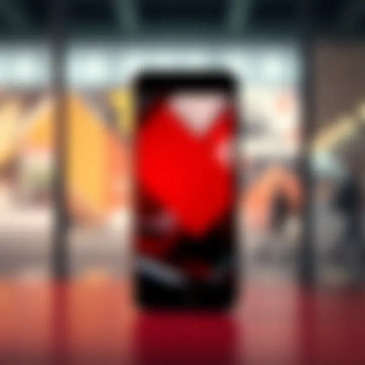 A smartphone screen showing a large ad that covers most of the display, making navigation difficult