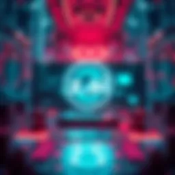 A futuristic visual of technology showcasing the Ox Alpha logo and elements representing AI innovation