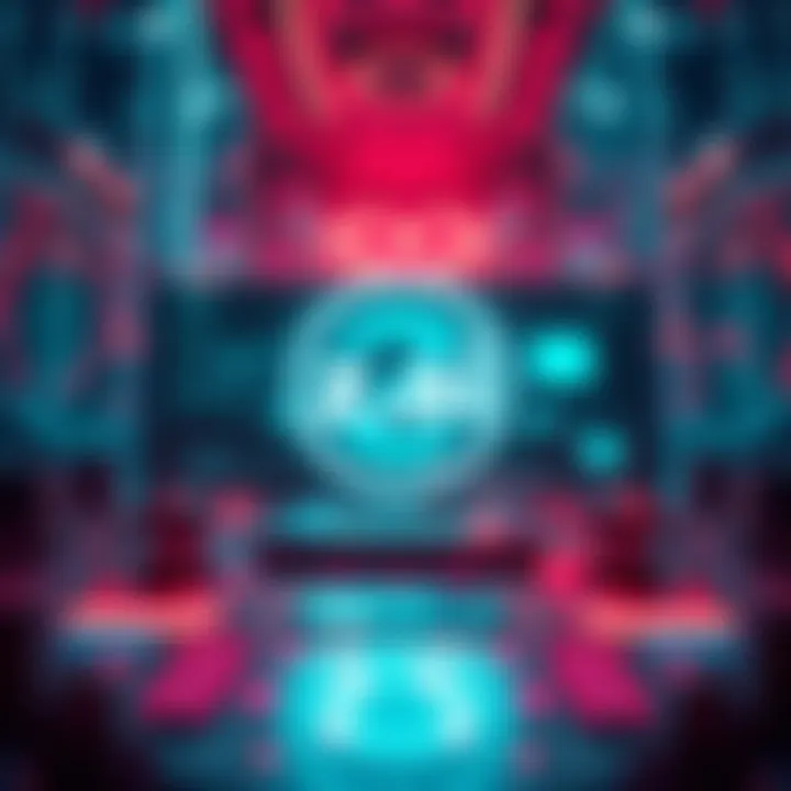 A futuristic visual of technology showcasing the Ox Alpha logo and elements representing AI innovation