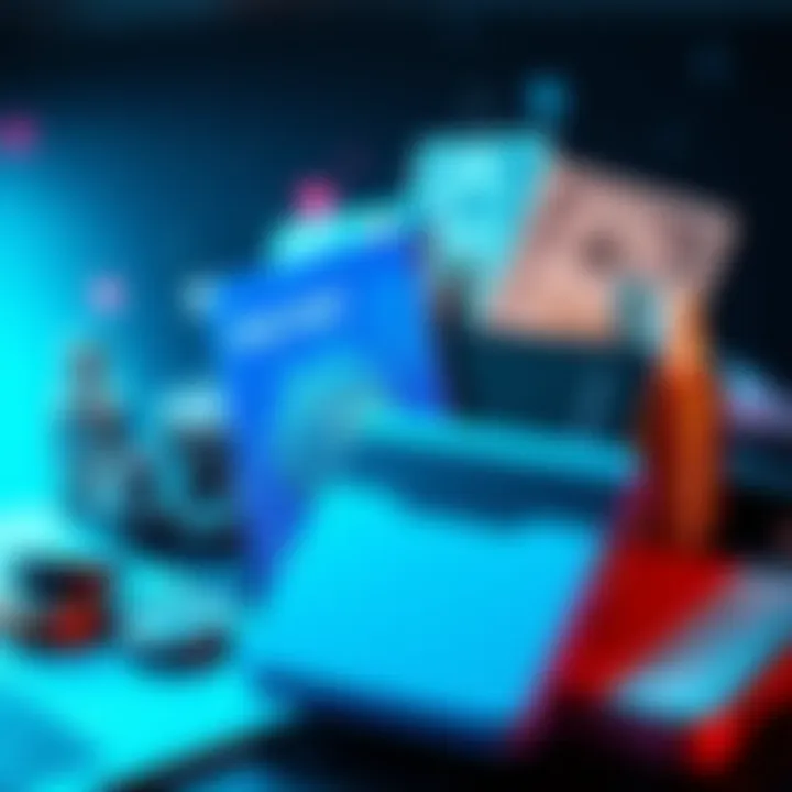 A visual representation of various payment options like credit cards, digital wallets, and cash, highlighting their importance in modern finance.