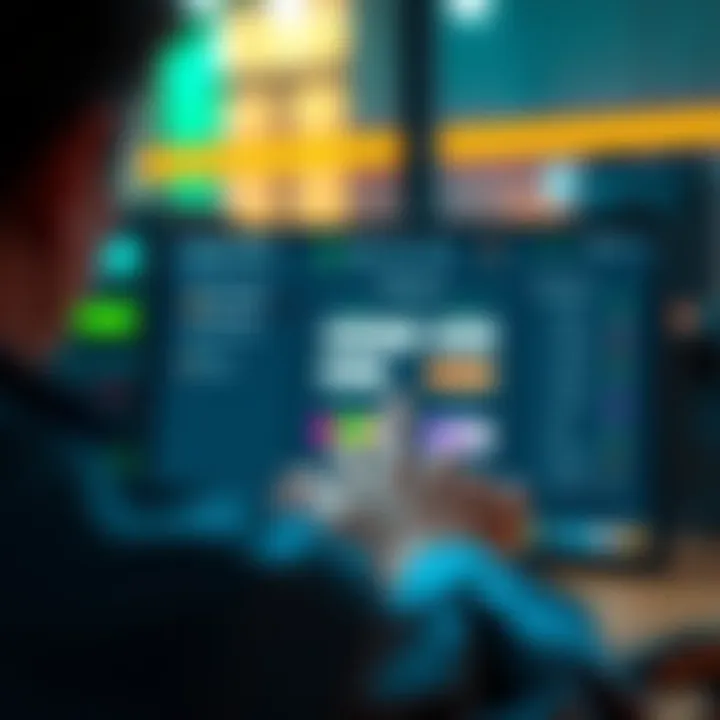 An artist using the PBR Check tool on a digital screen to troubleshoot material issues in their work, showing basecolor and roughness adjustments.