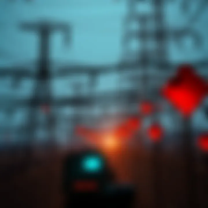 Pennsylvania power grid with warning signs due to increased energy demand from AI technology