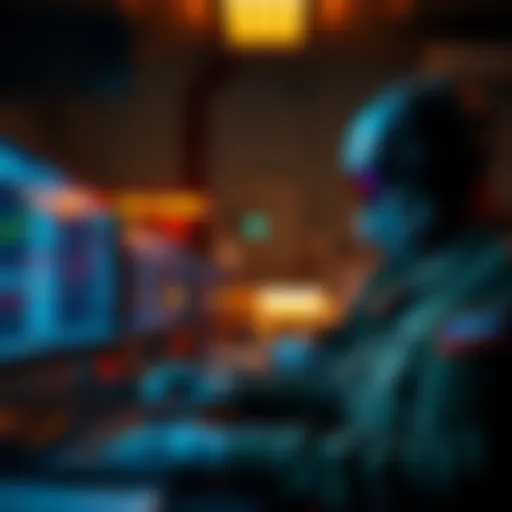 Pentagon AI Operation in Venezuela U.S. military personnel analyzing data with AI technology during a raid in Venezuela