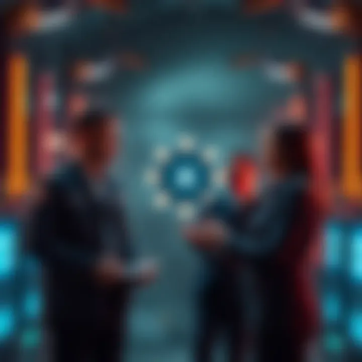 The Pentagon and OpenAI representatives discussing an AI system for military applications
