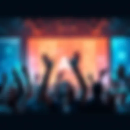 Group of people smiling and raising their hands in celebration over shared agreement on AI