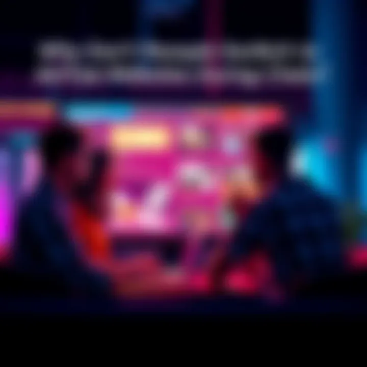 A group of people engaged in an online chat on a laptop with ads visible on their screen