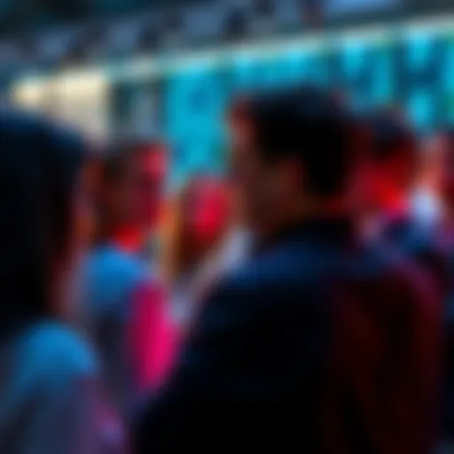A group of people gathered, expressing worries about AI technology and its impact