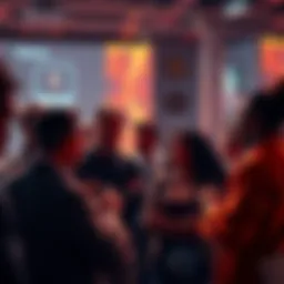 A group of people engaged in a serious conversation about AI technology and its societal impact