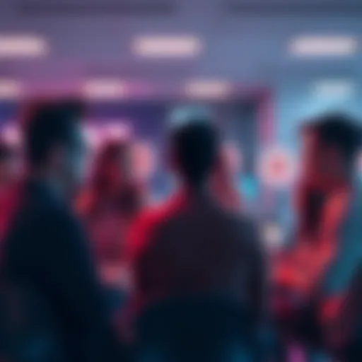 A group of people talking about their views on artificial intelligence in an online forum setting.