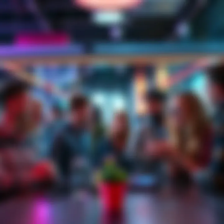 Group of people in a casual setting sharing opinions about AI technologies, showing varied emotions