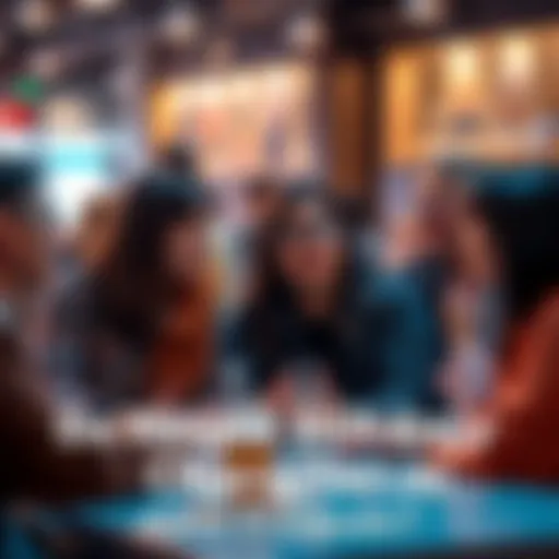 A group of people engaging in a conversation about Character.ai, showcasing mixed emotions, some skeptical and others supportive, in a casual setting.