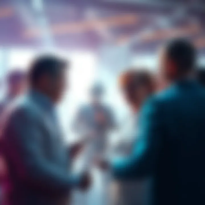 A group of people sharing their thoughts on their experiences with Claude AI, engaged in conversation about technology.