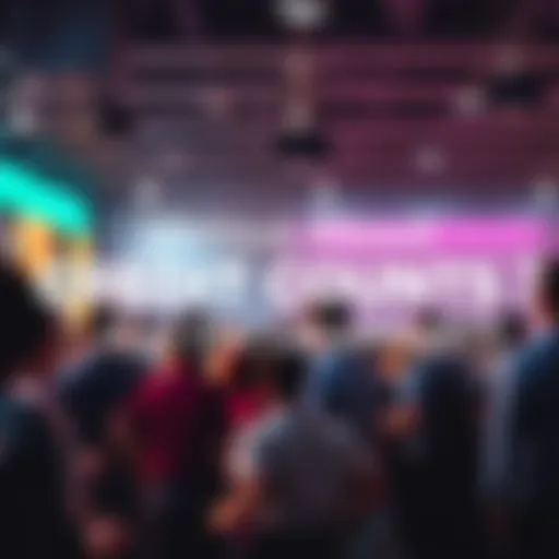 Group of people sharing their credit counts and experiences in a forum setting