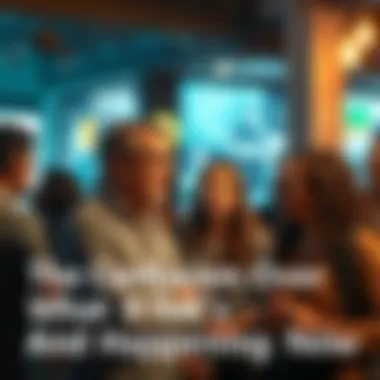 A group of people sharing thoughts in a casual setting, showing expressions of confusion and concern about recent events.